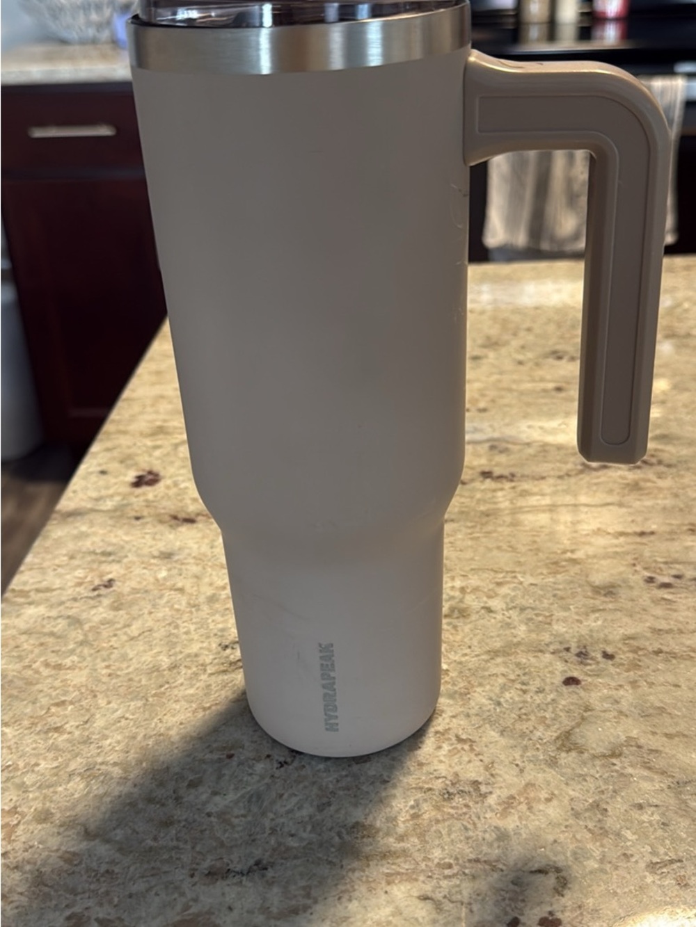 Hydro Flask Ivory Handle Travel Mug - Insulated Home Kitchen Tumbler
